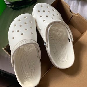 White Crocs